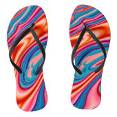 Kunstmatig kleurenschema teenslippers (Voetbed)