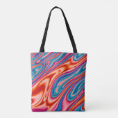 Kunstmatig kleurenschema tote bag (Achterkant)