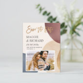 Kunstmatig modern Abstract sparen het Briefkaart v (Staand voorkant)