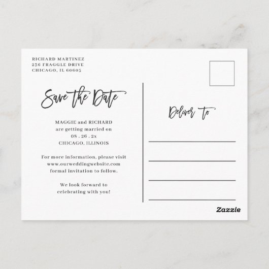 Kunstmatig modern Abstract sparen het Briefkaart v (Achterkant)