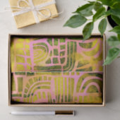 Kunstmatig modern Abstract weefselpapier Tissuepapier (Geschenk)