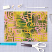 Kunstmatig modern Abstract weefselpapier Tissuepapier (Craft)