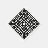 Kunstmatig monochromatische patroon servet (Hoek)