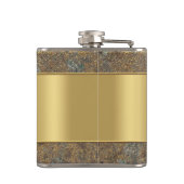 Kunstmatig  ontwerp Foto opa Heupfles (Achterkant)