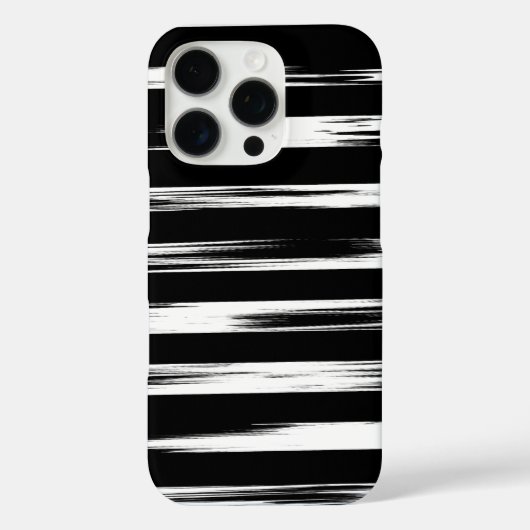 Kunstmatig ontwerp in zwart-wit Case-Mate iPhone case (Achterkant)