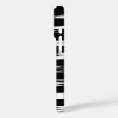 Kunstmatig ontwerp in zwart-wit Case-Mate iPhone case (Achterkant / Links)