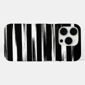 Kunstmatig ontwerp in zwart-wit Case-Mate iPhone case (Achterkant (horizontaal))