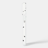 Kunstmatig ontwerp in zwart-wit Case-Mate iPhone case (Achterkant / Links)