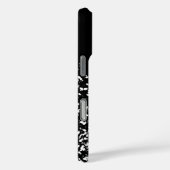 Kunstmatig ontwerp in zwart-wit Case-Mate iPhone case (Achterkant / Rechts)