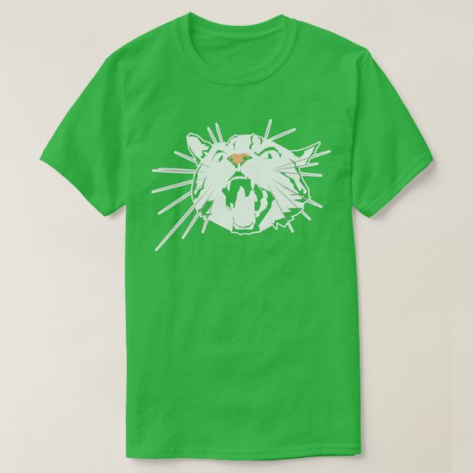 Kunstmatig ontwerp van de hoeksteen voor kattenlie t-shirt (Design voorkant)