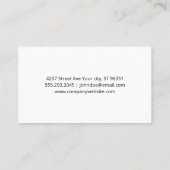 Kunstmatig Paars geborsteld | Penseel Visitekaartje (Achterkant)