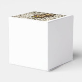 Kunstmatig portret van Small Brown Barn Owl Bedankdoosjes (Achterkant)