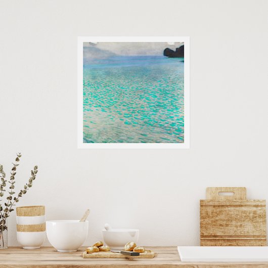 KUNSTMATIG POSTER : GUSTAV KLIMT : ATTERSEE (Keuken)