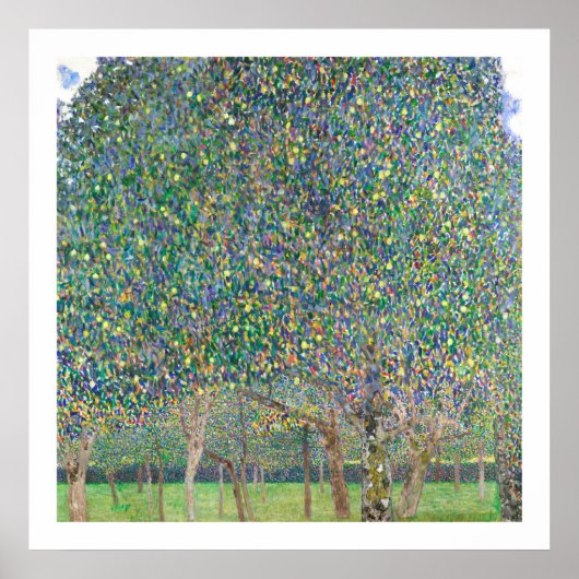 KUNSTMATIG POSTER : KLIMT PEAR TREE 1903 (Voorkant)