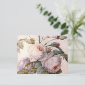  kunstmatig Roos Briefkaart voor anjerventilator (Staand voorkant)