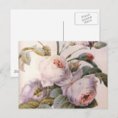  kunstmatig Roos Briefkaart voor anjerventilator (Voorkant / Achterkant)