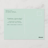 Kunstmatig Scandinavisch Baby shower Briefkaart (Achterkant)