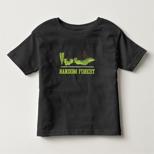 Kunstmatig thema Random Forest Tree Machine Kinder Shirts (Voorkant)
