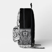 Kunstmatig tribaal ontwerp bedrukte rugzak (Rechts)