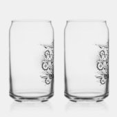 Kunstmatig tribaal ontwerp blikvorm glas (Rechts)
