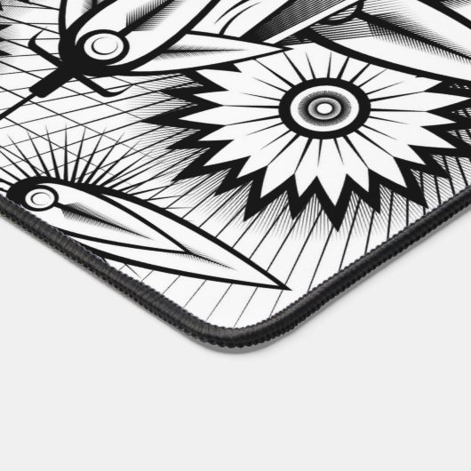 Kunstmatig tribaal ontwerp bureaumat (Hoek)