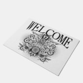 Kunstmatig tribaal ontwerp deurmat (Schuin)