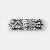 Kunstmatig tribaal ontwerp persoonlijk skateboard (Horizontaal)