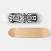 Kunstmatig tribaal ontwerp persoonlijk skateboard (Horizontaal)