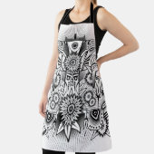 Kunstmatig tribaal ontwerp schort (Insitu)