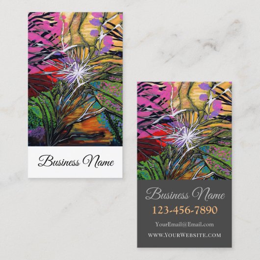 Kunstmatig Uitzicht Visitekaartje (Voorkant / Achterkant)