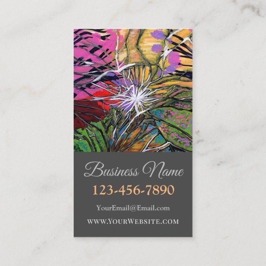 Kunstmatig Uitzicht Visitekaartje (Achterkant)