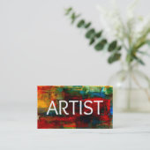 Kunstmatig Visitekaartje (Staand voorkant)