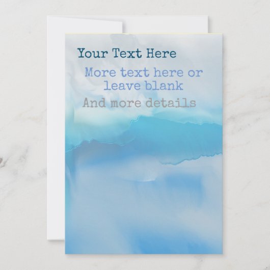 Kunstmatig Visitekaartje Kaart (Voorkant)