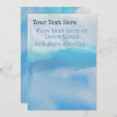 Kunstmatig Visitekaartje Kaart (Voorkant / Achterkant)