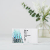 Kunstmatig Visitekaartje voor de bouw met hoge sne (Staand voorkant)