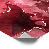 kunstmatig  waterverf kleurrijke florale naadloze  poster (Hoek)