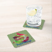 Kunstmatig wereldbol ornament, verf, waterverf kartonnen onderzetters (Insitu)