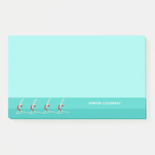 Kunstmatig zwemmen post-it® notes