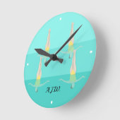 Kunstmatig zwemmen ronde klok (Hoek)