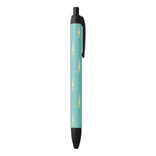 Kunstmatig zwemmen zwarte inkt pen