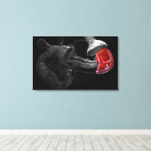 Kunstmatige 3d rendering van de milt canvas afdruk (Insitu (Houten vloer))