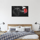 Kunstmatige 3d rendering van de milt canvas afdruk (Insitu (Slaapkamer))