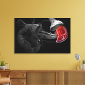 Kunstmatige 3d rendering van de milt canvas afdruk (Insitu (Woonkamer))