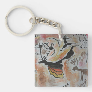 Kunstmatige Abstracte acryltoetsring Sleutelhanger
