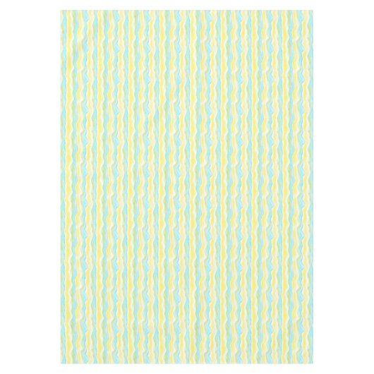 Kunstmatige Abstracte Retro Cool Wave Art Patroon Tafelkleed (Voorkant)