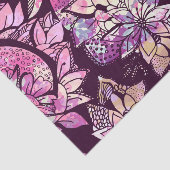 Kunstmatige Abstracte roze Paarse handtekeningen Tissuepapier (Detail)