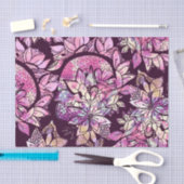 Kunstmatige Abstracte roze Paarse handtekeningen Tissuepapier (Craft)