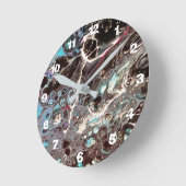 Kunstmatige abstracte verf - Kook Art - Klok (Hoek)