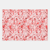 Kunstmatige Abstracte verf Spletters kerstfeestdag Inpakpapier Vel (Voorkant 3)