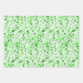 Kunstmatige Abstracte verf Spletters kerstfeestdag Inpakpapier Vel (Voorkant 2)